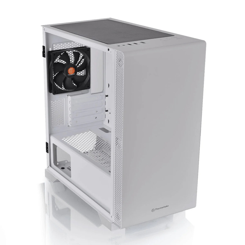 Thermaltake S100 TG Tempered Glass Snow Edition Micro ATX Chassis - صندوق